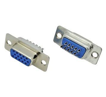 роз'єм 15pin vga d-sub 15, de-15 15pin фото