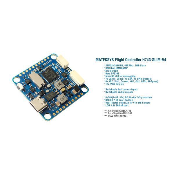 Matek H743-slim v4 matek H743-slim v4 фото