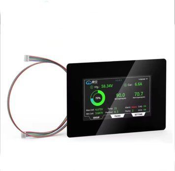 Jk bms дисплей 4.3 дюйма jikong тачскрін v19 4,3display jk фото