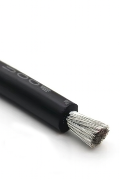 Кабель дріт 10 awg чорний 1 метр 10awg black фото