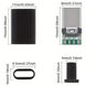 Роз'єм USB Type-C штекер (male) розбірний під пайку, чорний пластиковий корпус USBC-M-DIY фото 3