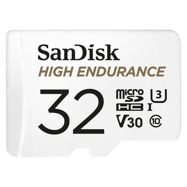 Карта пам'яті SanDisk High Endurance microSDHC 32GB Class 10 UHS-I U3 V30 + SD-адаптер microSDHC 32GB фото