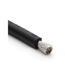 Кабель дріт 16 awg чорний 1 метр
