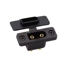 XT90E-M роз“єм живлення конектор чорний Amass + cover