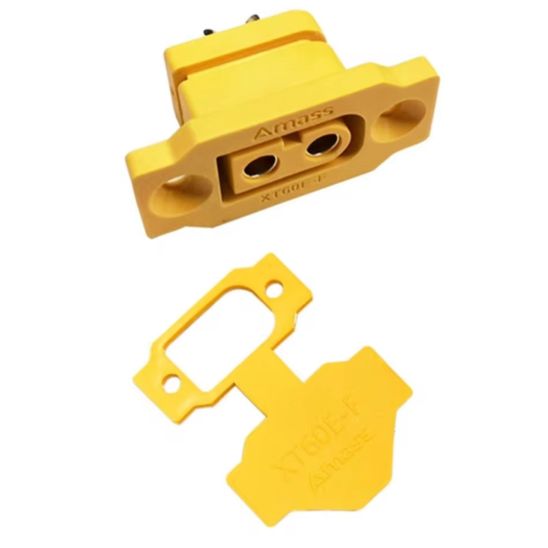XT60E-F роз“єм конектор жовтий Amass + cover XT60E-F роз“єм конектор жовтий Amass + cover