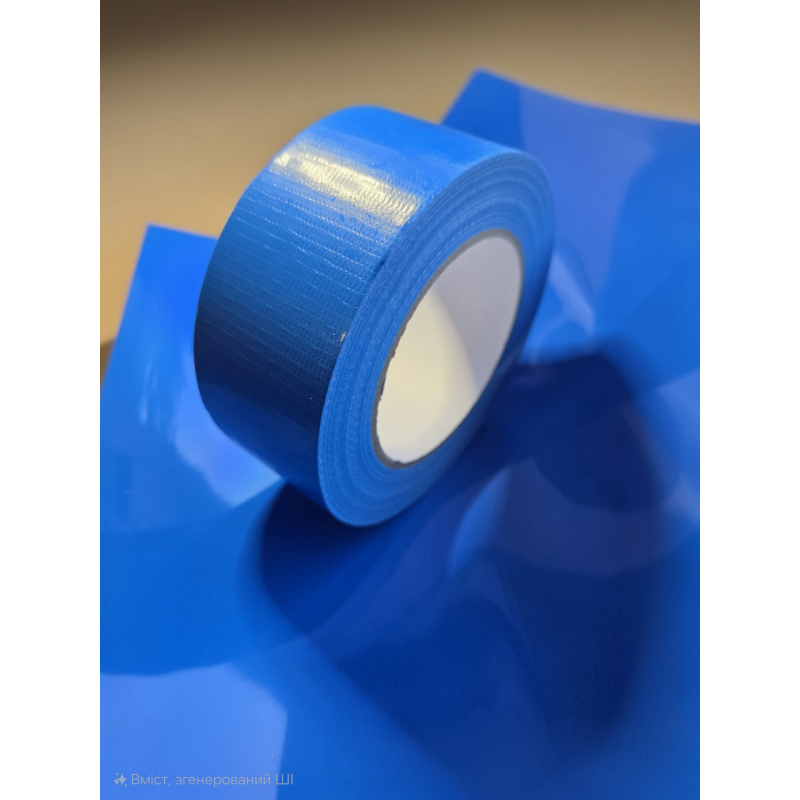 Скотч армований синій 48 мм х 50 м колір термоусадки