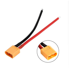 XT60H- M із силіконовими дротами AWG12 9см кінці залужені
