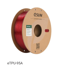 Гнучка 3D-нитка eSUN eTPU-95A 1,75 мм 1 кг Червоний