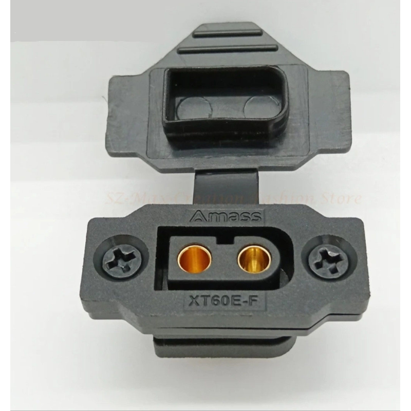 Xt60e-f роз“єм конектор чорний amass + cover