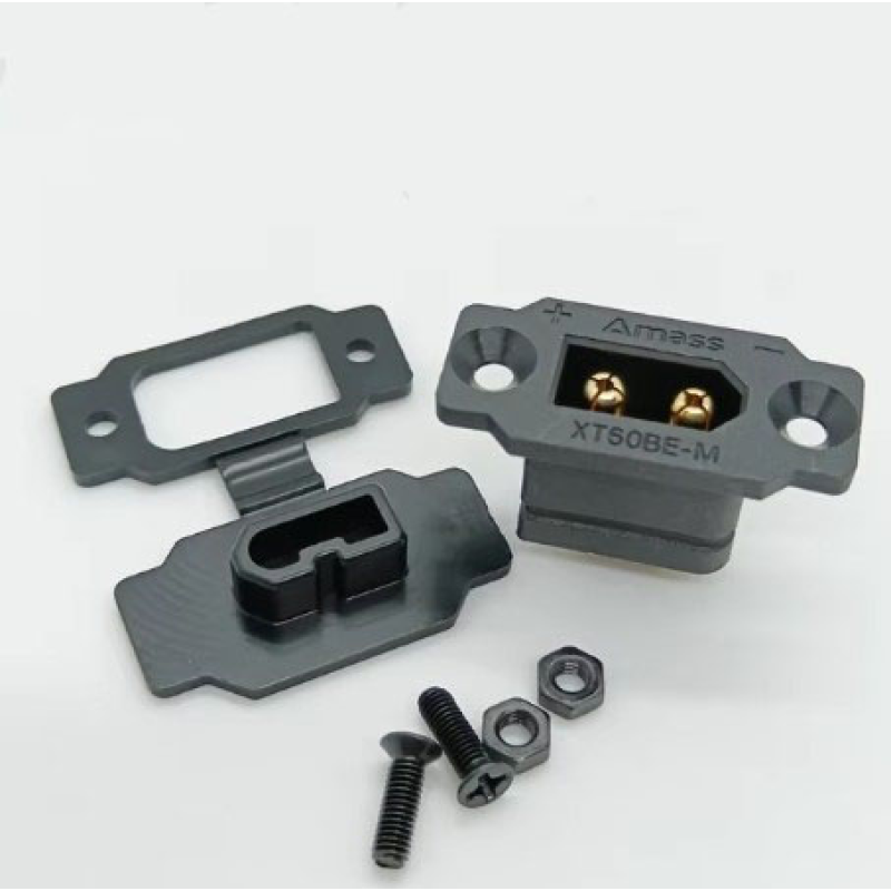 Xt60be-m роз“єм конектор чорний amass+cover