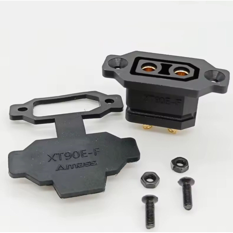 Xt90e-f роз“єм живлення конектор чорний amass + cover